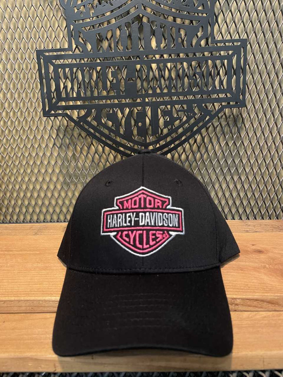 Mt. Rainier Harley-Davidson® Seattle Pink Bar & Shield Hat – Mt