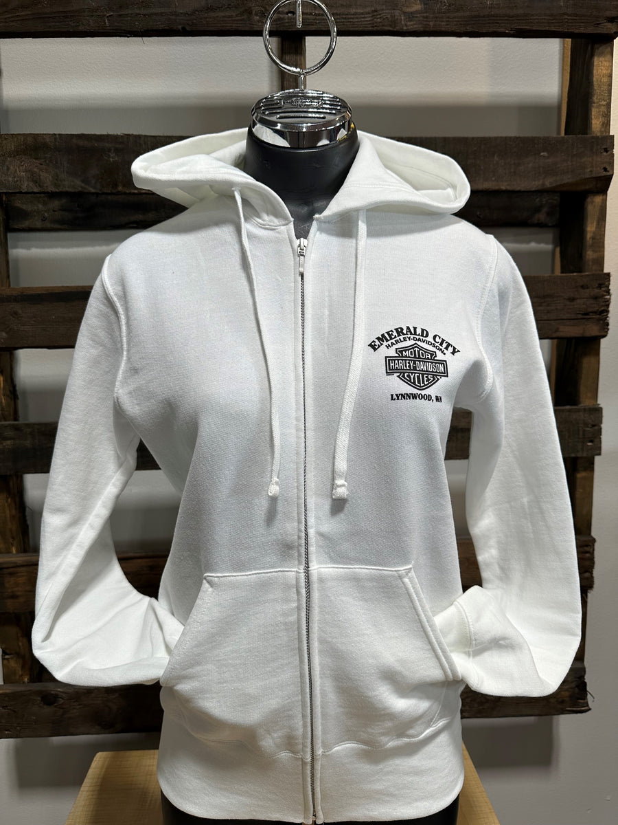 Harley davidson 2024 white hoodie