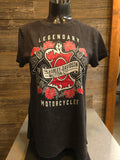 Mt. Rainier Harley-Davidson®  Seattle Women's Oak and Flowers T-shirt