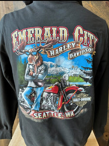 Emerald City Harley-Davidson® H-D Split Moose back