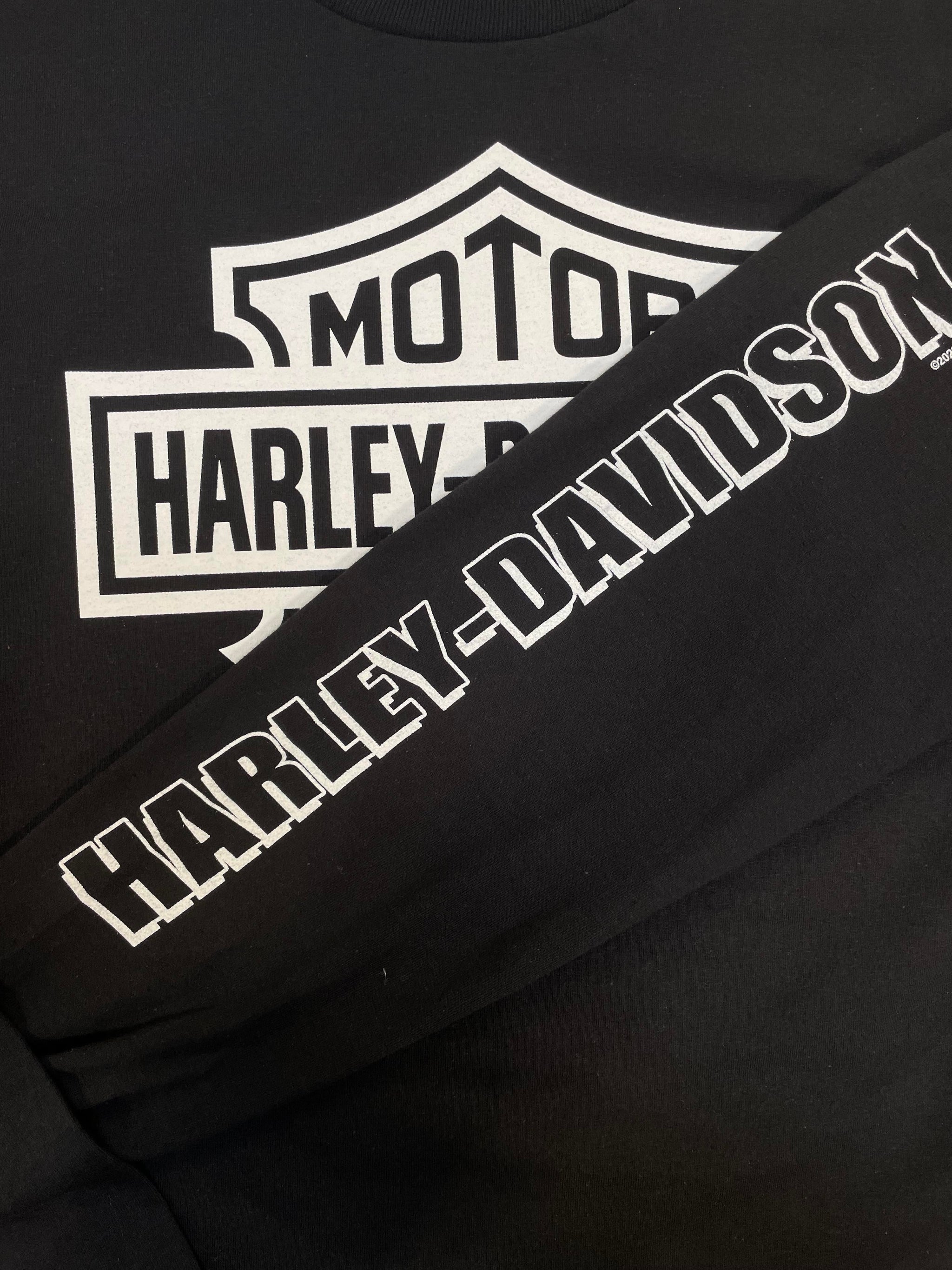 【SATIIIZ】Ney Harley Dying Long Sleeve T-Shirt Vintage Harley Davidson 01 Women Long Sleeve TShirt Blue Tye