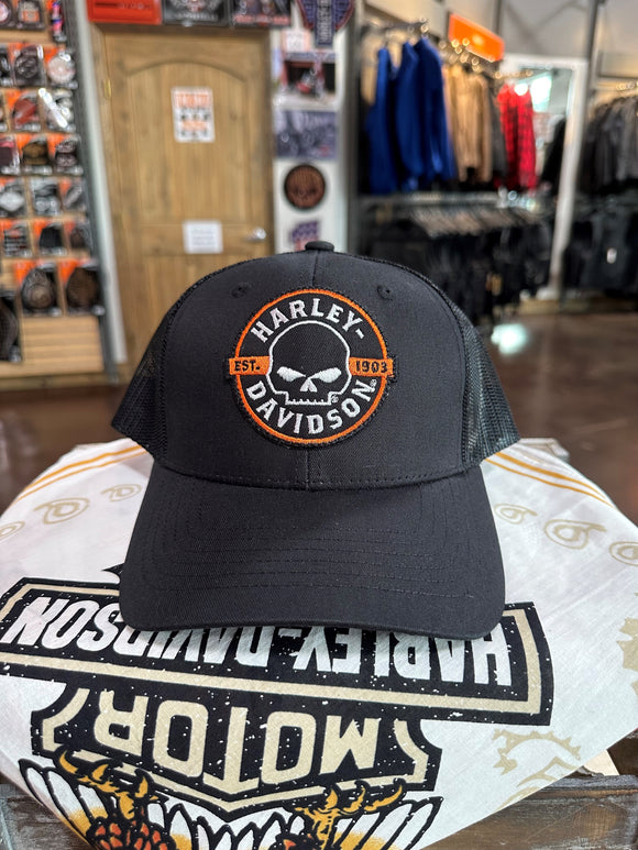 Emerald City Harley-Davidson® Dealer Hat Black/Orange