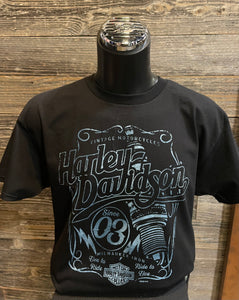 Mt. Rainier Harley-Davidson® Pin Striped Sparkplug Tee
