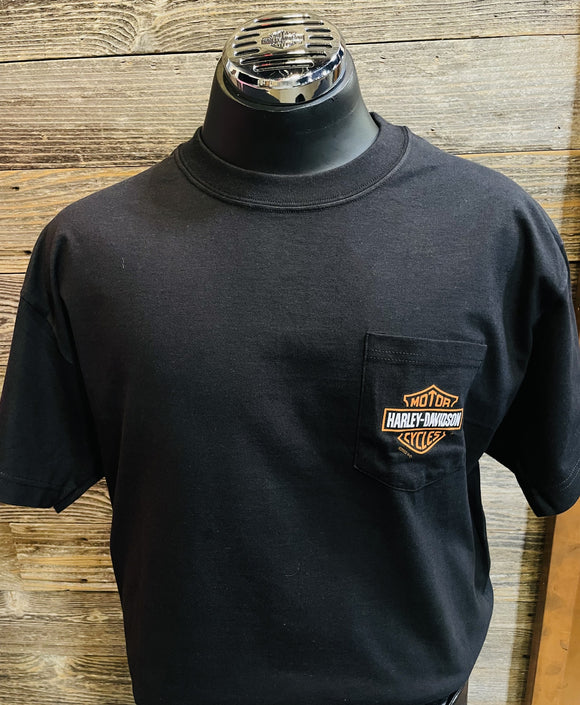 Mt Rainier Harley-Davidson® Men's B&S Pocket T Shirt