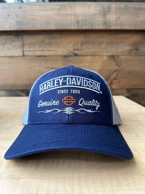 Emerald City Harley-Davidson® Dealer Hat Blue/Grey