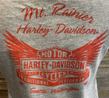 Mt. Rainier Harley-Davidson®  Woman's Grey Overpass Tee