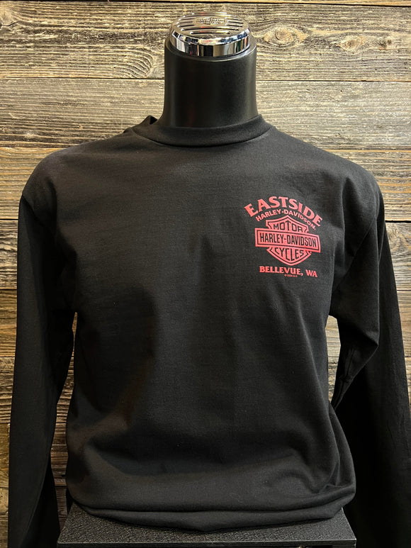 Eastside Harley-Davidson® Black Long Sleeve Sasquatch Seattle Space Needle *SALE*