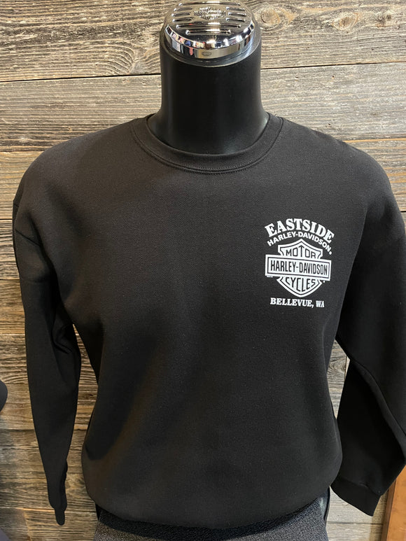Eastside Harley-Davidson® Men's Black Crew Neck