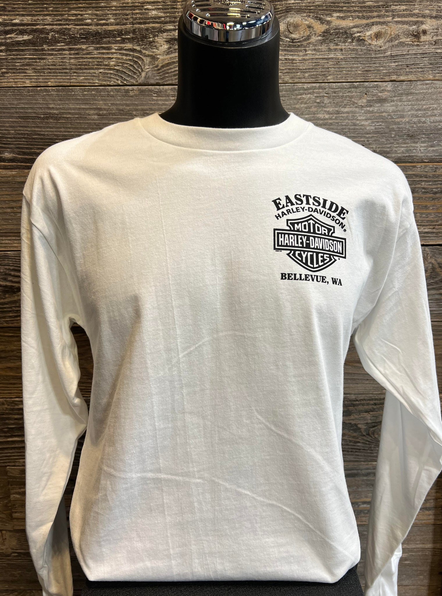 Eastside Harley-Davidson® Pike Place White Long Sleeve T-Shirt – Mt.  Rainier Harley-Davidson®, Eastside Harley-Davidson®