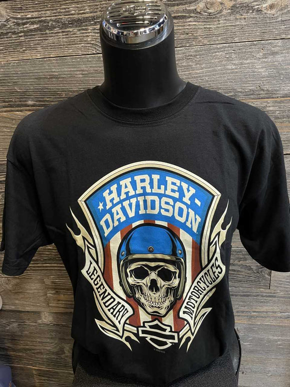 Mt. Rainier Harley-Davidson® Seattle Men's Classic Skull T-Shirt