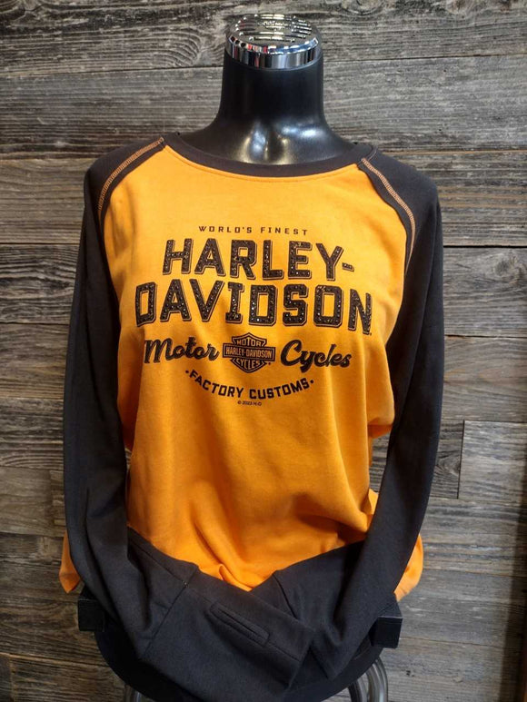 Mt. Rainier Harley-Davidson®  Seattle Women's World's Finest Long Sleeve T-Shirt