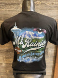 Mt. Rainier Harley-Davidson® Seattle Men's Old Skool Black T-Shirt