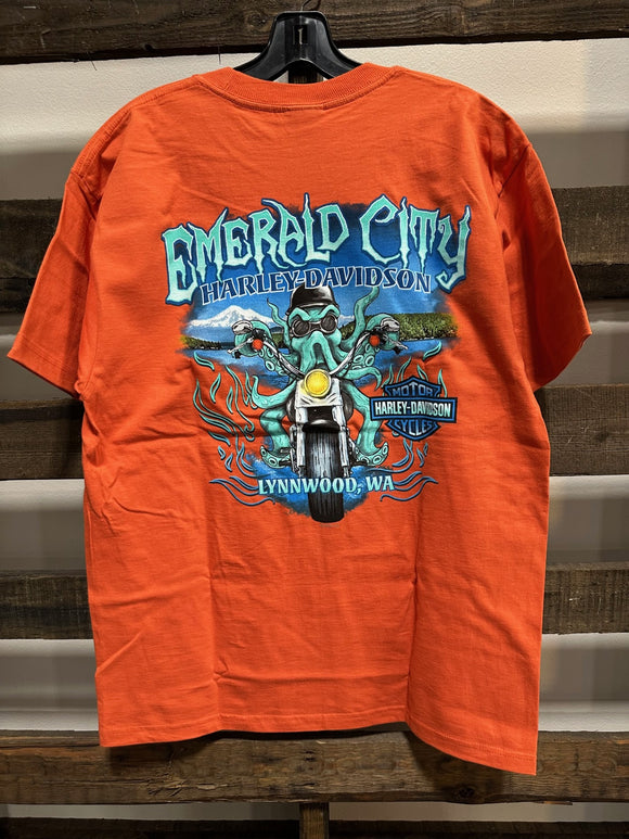 Emerald City HD Kraken Vintage Orange