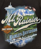 Mt. Rainier Harley-Davidson® Speed & Power Motor Seattle T shirt