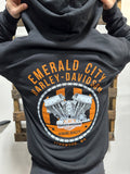 Emerald City Harley-Davidson® Engine Dealer Back Zip Up