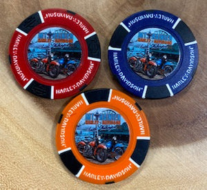 Mt. Rainier Harley-Davidson® Poker Chips Set of 3