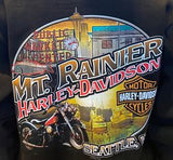 Mt. Rainier Harley-Davidson® Men's Seattle Black Zip Hoody